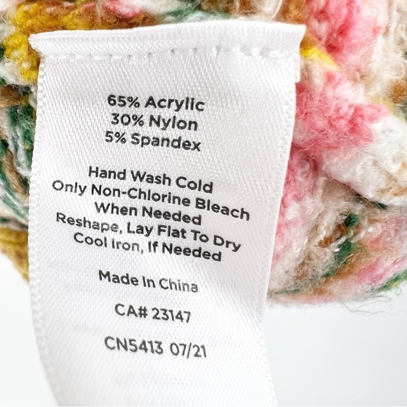 ✅ Talbots Fair Isle Scandinavian Inspired Turtleneck Knit Sweater SIZE MEDIUM - Picture 4 of 7